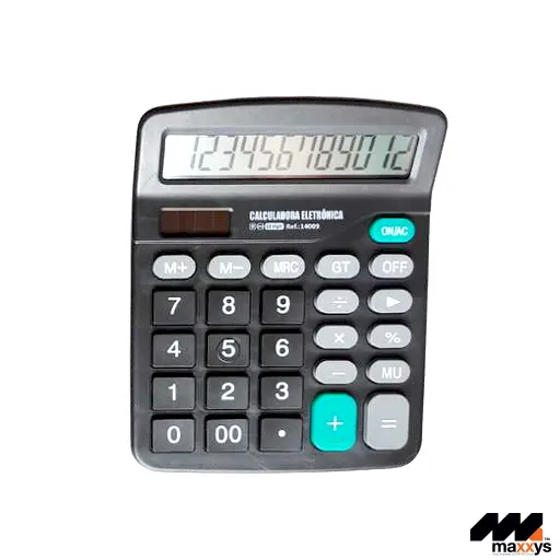 Calculadora 837B MAXXYS para escritório e comércio